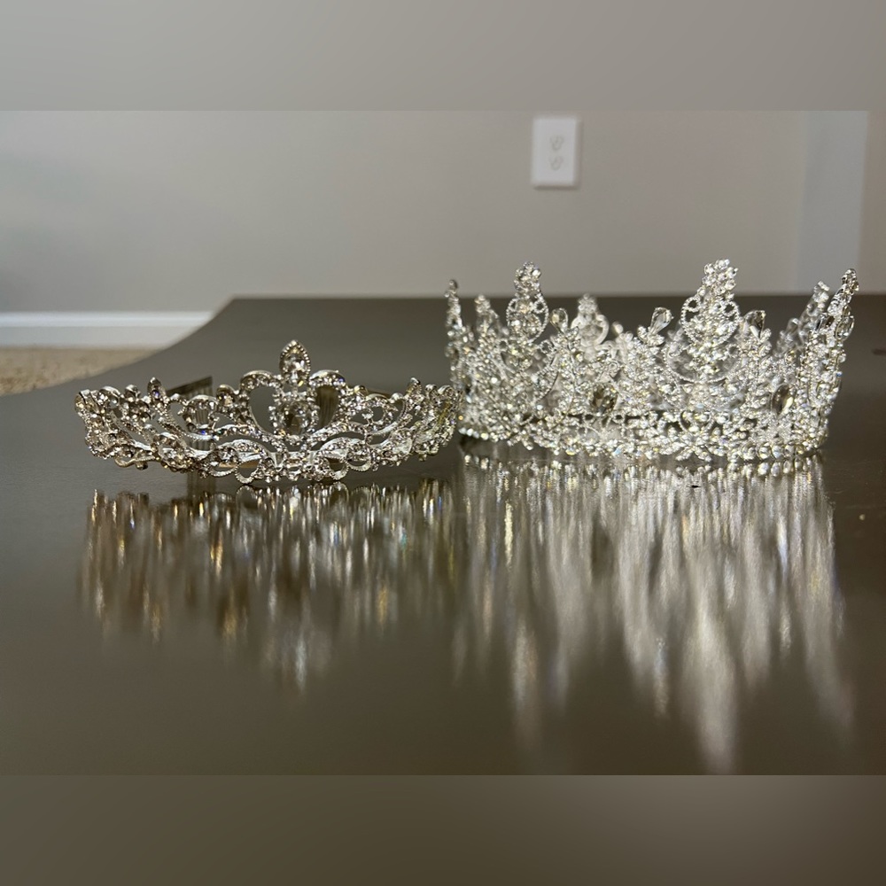 Silver Crown and Tiara